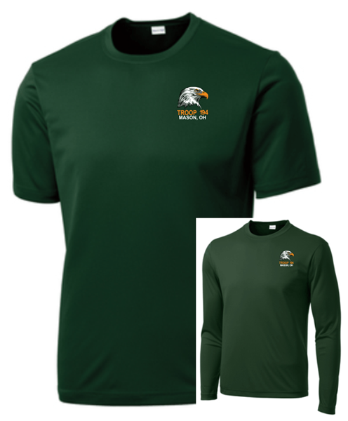 Picture of Troop 194 Forest Green Performance T Options