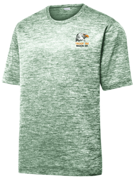 Picture of Troop 194 Electric Green Performance T - ADULT ONLY