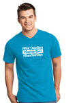 Picture of What's Your Story Men's V-Neck Cotton Tee