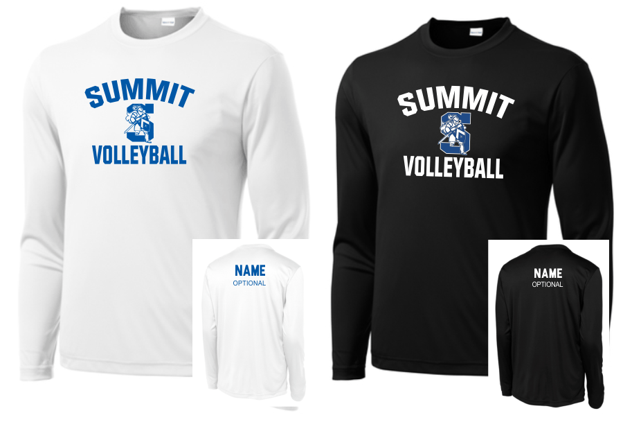SUMMIT VOLLEYBALL FAN Long Sleeve Drifit T Friday Threads