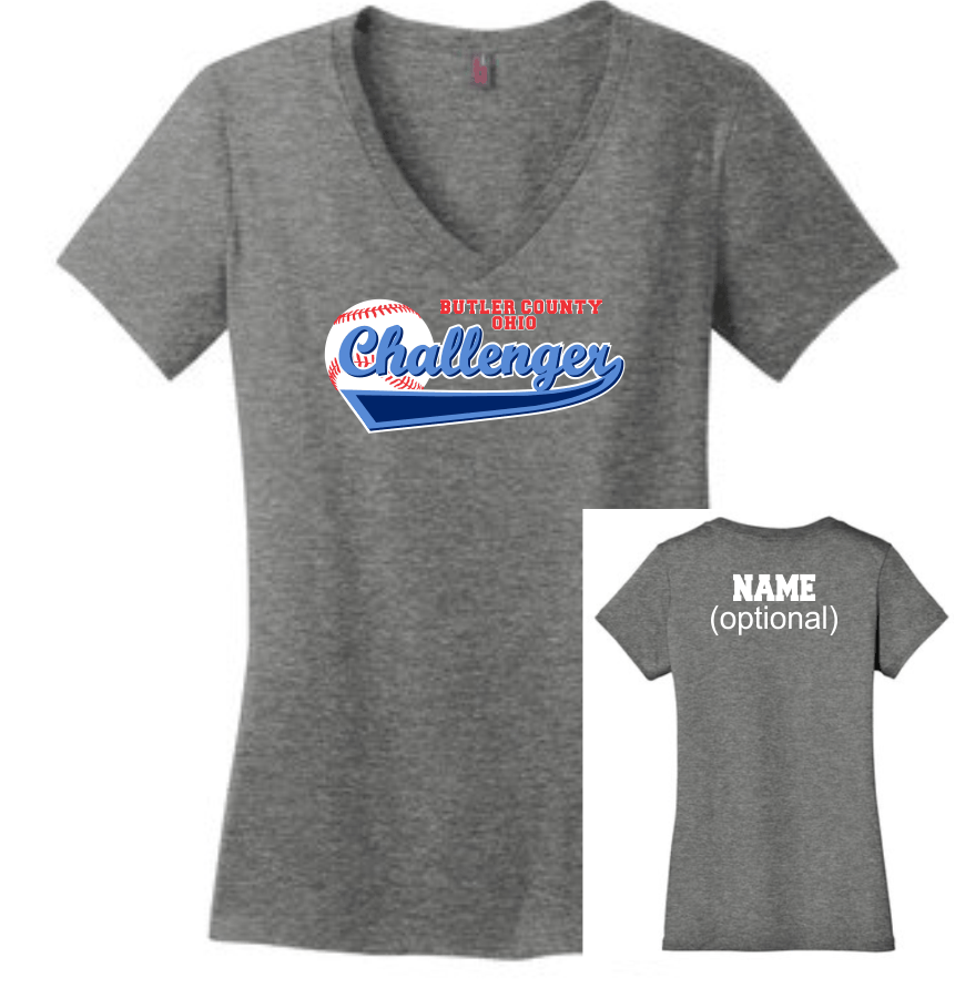 Challenger League Ladies V-neck Shirt - Friday Threads