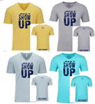 Picture of Just Show Up - Men's V-neck T-shirt