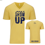 Picture of Just Show Up - Men's V-neck T-shirt