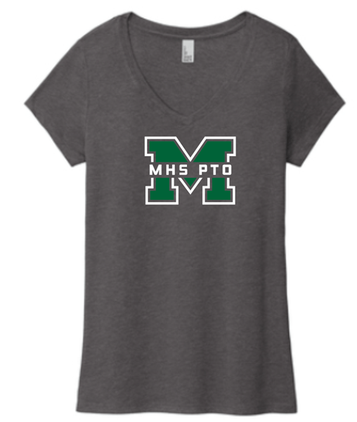 Picture of MHS PTO Ladies Triblend V-Neck T