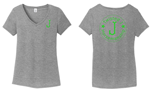 Picture of Twisted J Ladies Tri Blend V-Neck T