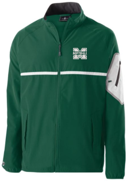 Softball hot sale windbreaker jackets