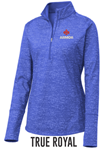 Picture of Armor Sport-Tek Ladies Sport-Wick Stretch Reflective Heather 1/2-Zip Pullover