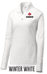 Picture of Armor Sport-Tek Ladies Sport-Wick Stretch Reflective Heather 1/2-Zip Pullover