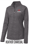 Picture of Armor Sport-Tek Ladies Sport-Wick Stretch Reflective Heather 1/2-Zip Pullover