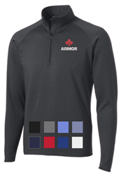 Picture of Armor Sport-Tek Unisex Sport-Wick Stretch 1/2-Zip Pullover