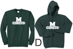 Picture of MHS/MMS 2021 Green Fleece Sweatshirts