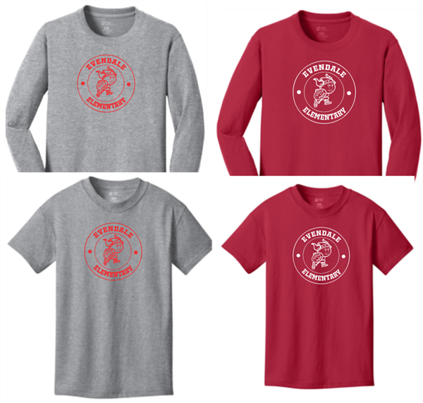 Evendale Elementary Youth Cotton Short or Long Sleeve T-shirt - Friday ...