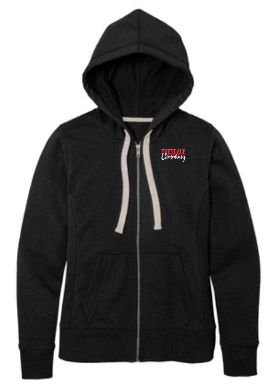 Evendale Elementary Ladies Full Zip Hoodie - Friday Threads