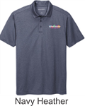 Picture of Pediatric Associates Men's Heathered Performance Polo