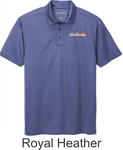 Picture of Pediatric Associates Men's Heathered Performance Polo
