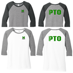 Picture of Mason PTO 3/4 Sleeve Ladies Raglan T-Shirt