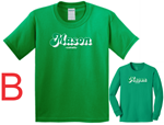 Picture of Mason ME/MI 2022 Green Cotton  T-shirts