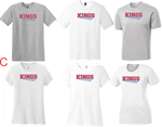 Picture of KME Grey/White Short Sleeve T-shirts