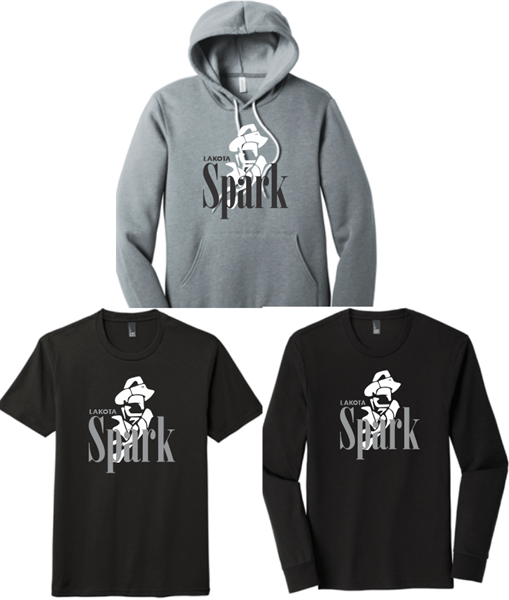 Lakota East Spark Triblend Unisex Tops Friday Threads
