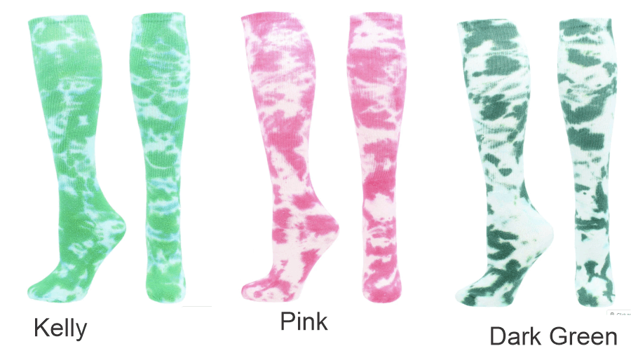 MMS 22 Tube Socks Tye Dye Friday Threads MMS 22 Tube Socks Tye Dye Friday Threads