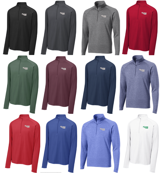 Picture of Ivyrehab Contrast Sport-Wick 1/4 Zip Pullover