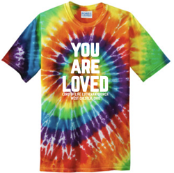 Picture of Lord of Life Church Tie Dye Shirt Port&Co. tee