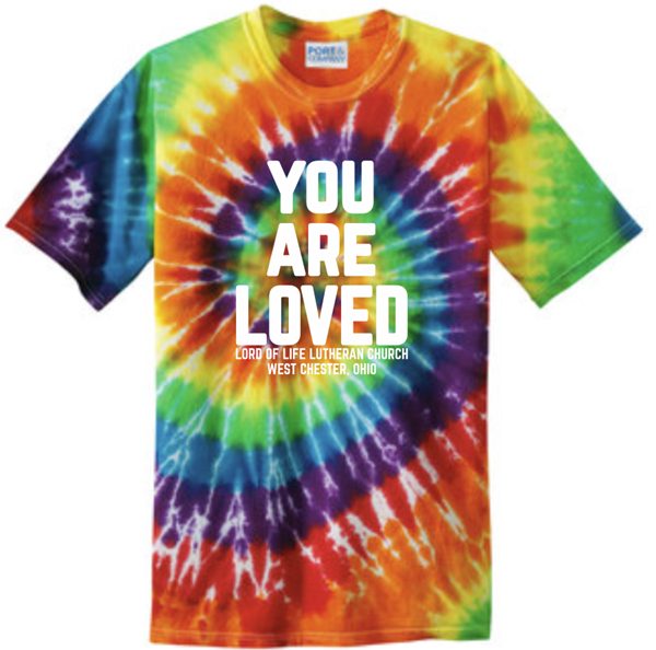 Picture of Lord of Life Church Tie Dye Shirt Port&Co. tee