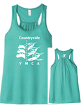 Picture of Countryside Y 24 Teal Womens Tank