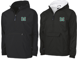 Picture of Mason Ultimate Hooded 1/4 zip Charles River Jacket