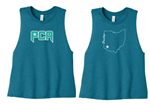 Picture of PCA Cropped Racerback Tank ladies
