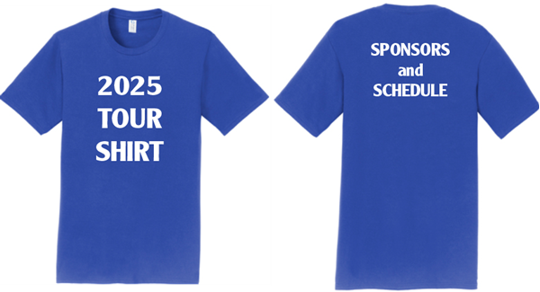 Picture of Mason Band 25 COTTON TOUR T- AVAILABLE THRU 9/7