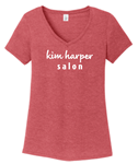 Picture of Kim Harper Salon Women's V-Neck TriBlend Tee