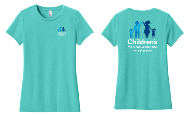 Picture of CMC Aqua Heather Ladies T