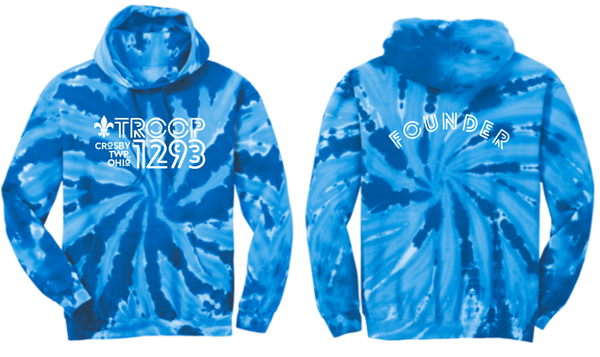 Picture of Troop 1293 Tie Dye Hoodie