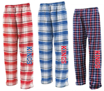 Picture of Kings Red Pom Text Pants Flannel